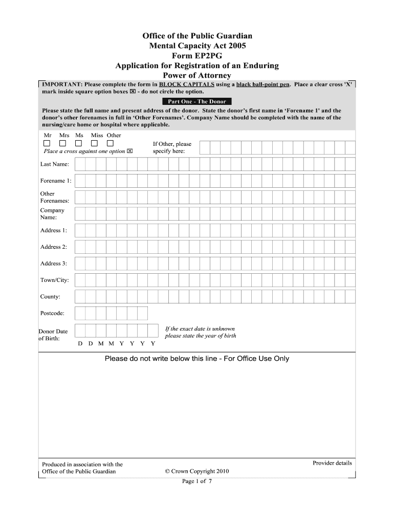 Ep2pg Form