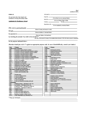 Abroad A2 Form