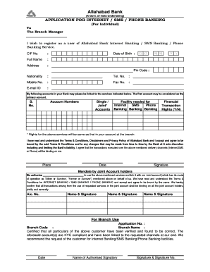 Allahabad Bank Kyc Form