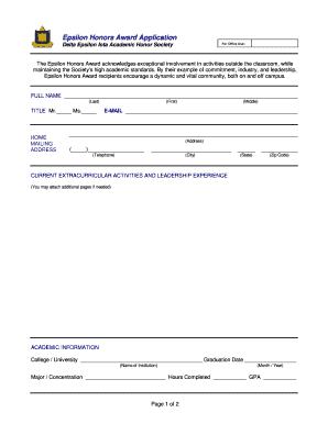 Download Application Delta Epsilon Iota Form