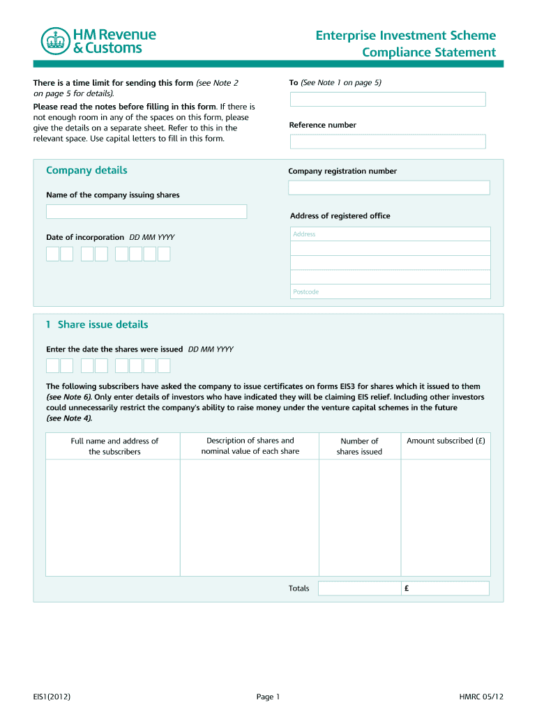  Eis1 Form 2014