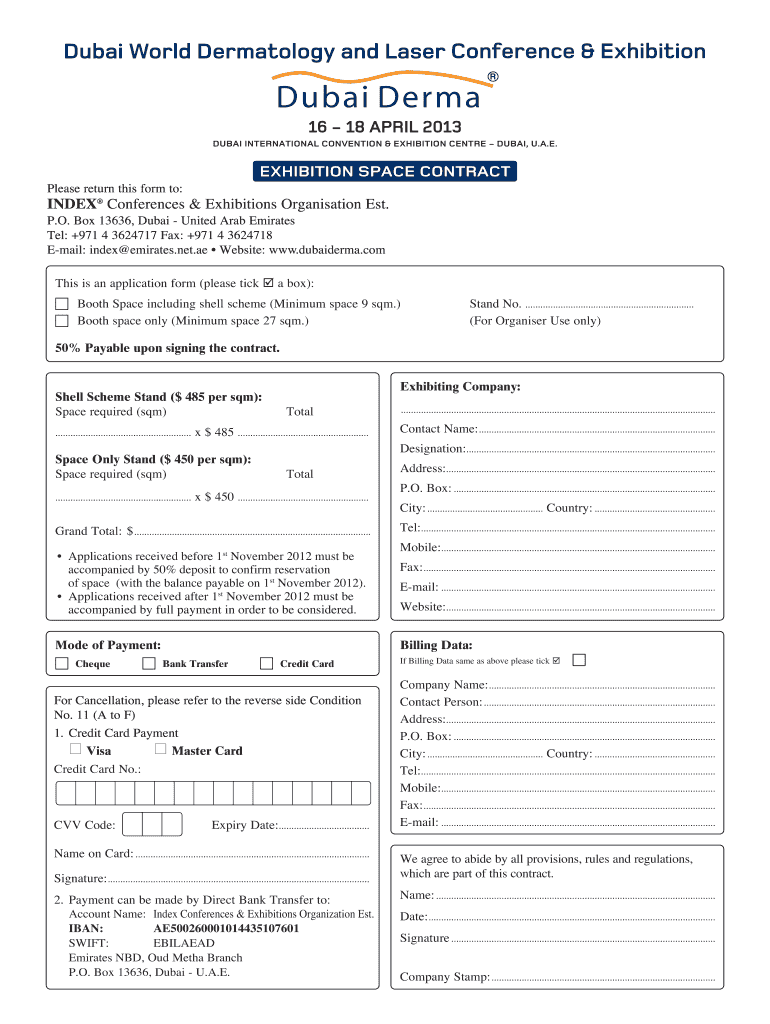 Tenancy Contract Template Word Document  Form