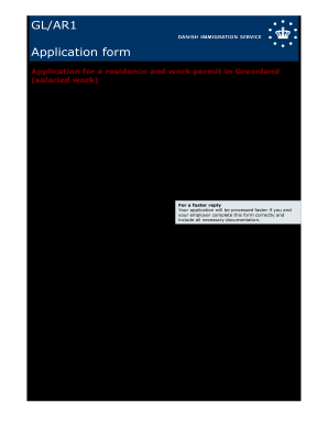GLAR1 Application Form Ny I Danmark