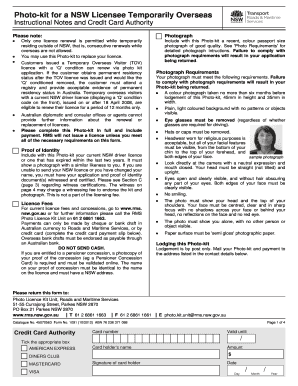 Nsw Drivers Licence Renewal Form