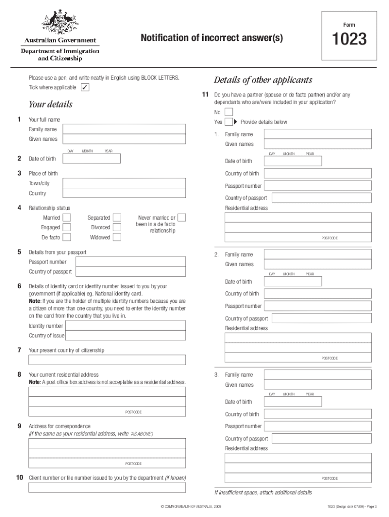  Form 1023 Australia Download 2014