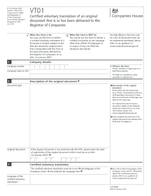  Dvsa Filling in Form Vt01 2010