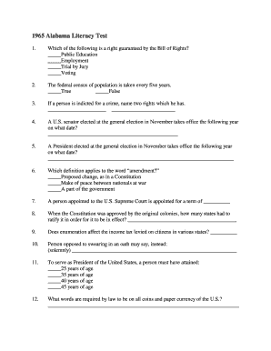 Alabama Literacy Rate  Form