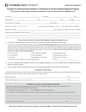 Residency Form