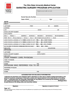 Osubariatricsurgerycom Form