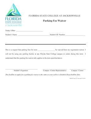 Fscj Application Fee Waiver Code  Form