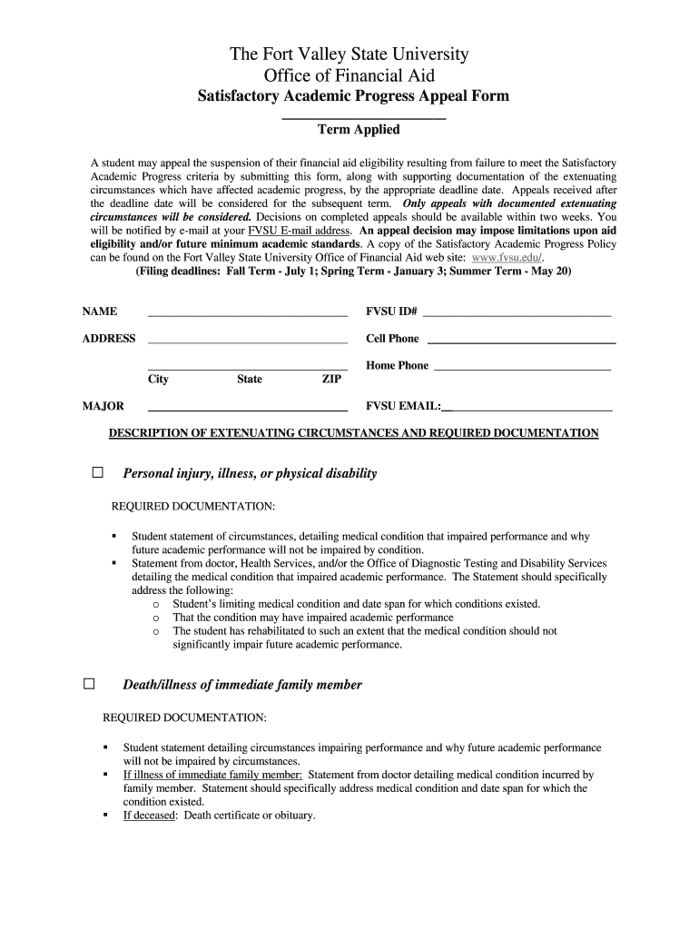  Fvsu Appeal Form 2010