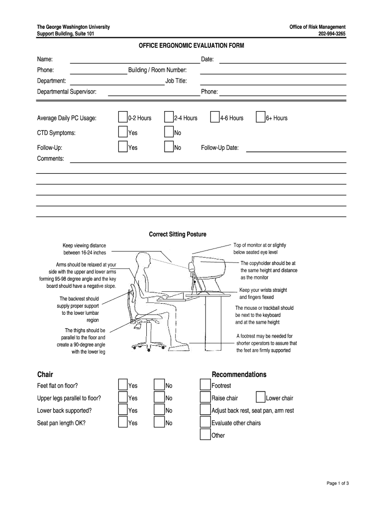 Fillable Ergonomic Form