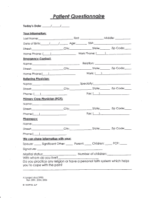 Hamot Surgery Center  Form