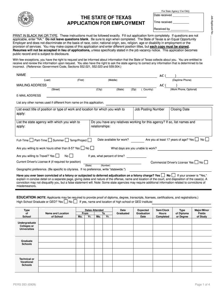 You Tdcj Application Form