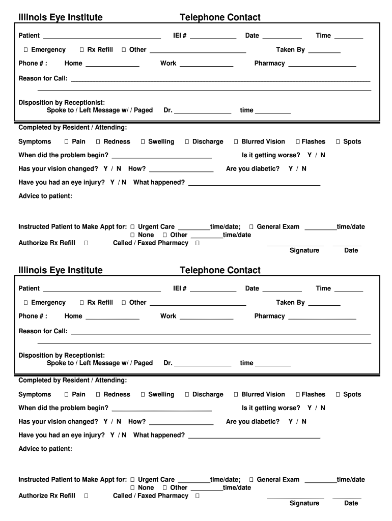 Urgent Care Discharge Papers  Form