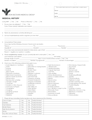 Bon Secours Doctors Note  Form