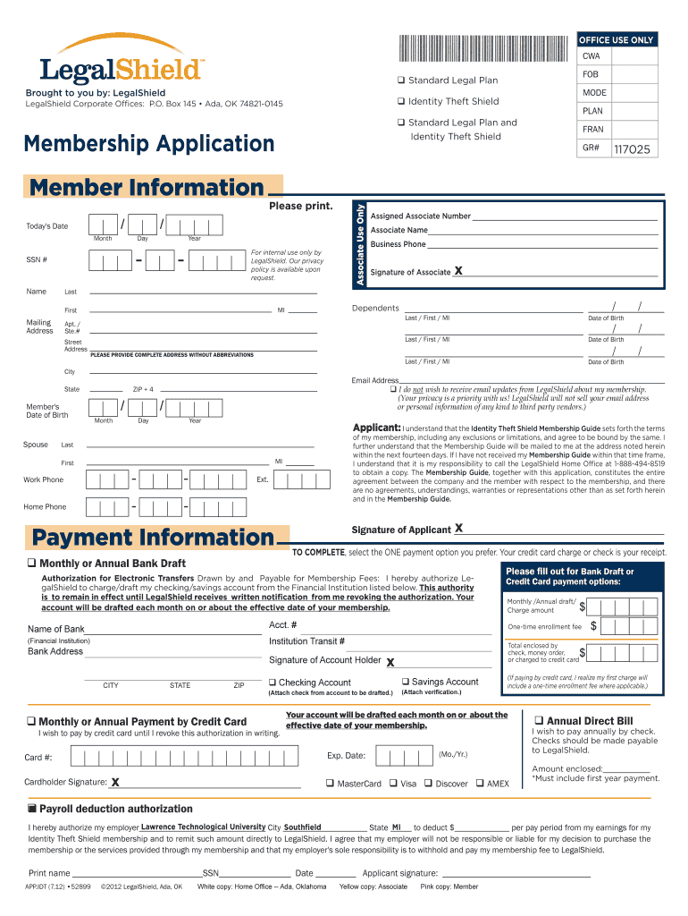 Legalshield Forms