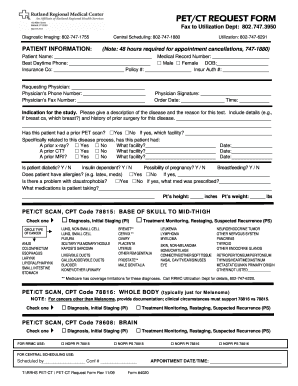 Ct Request Form