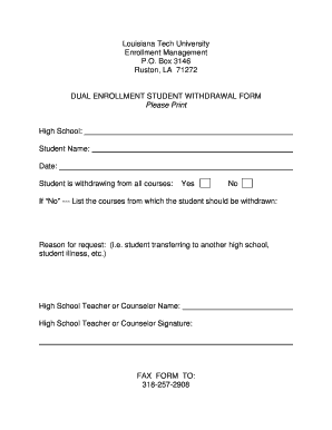 Resignation Form