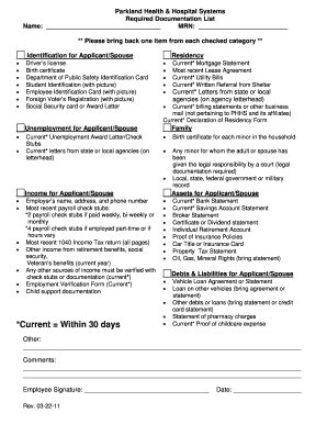 Parkland Hospital Excuse Note  Form