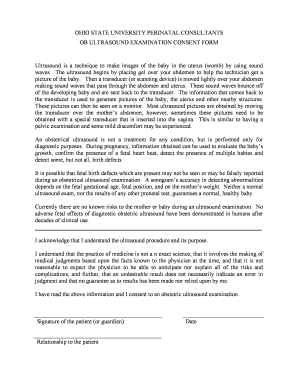 Pelvic Exam Consent Form PDF