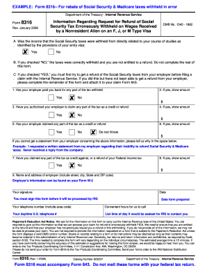 8316 Form