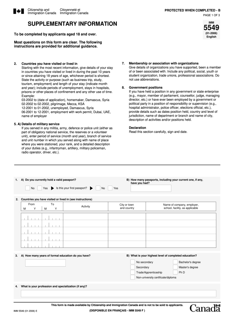 Imm 5549  Form