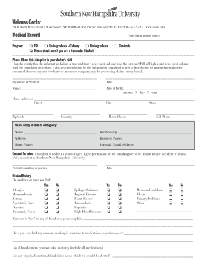 Snhu Program Modification Form