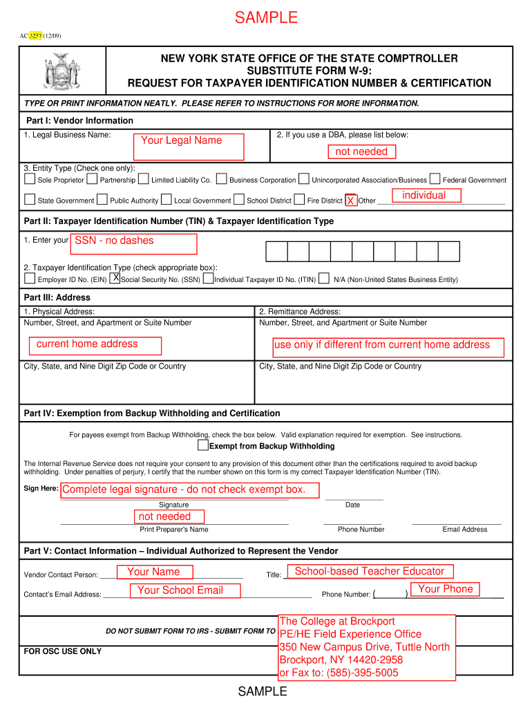 W 9 Form Fill Out and Sign Printable PDF Template signNow