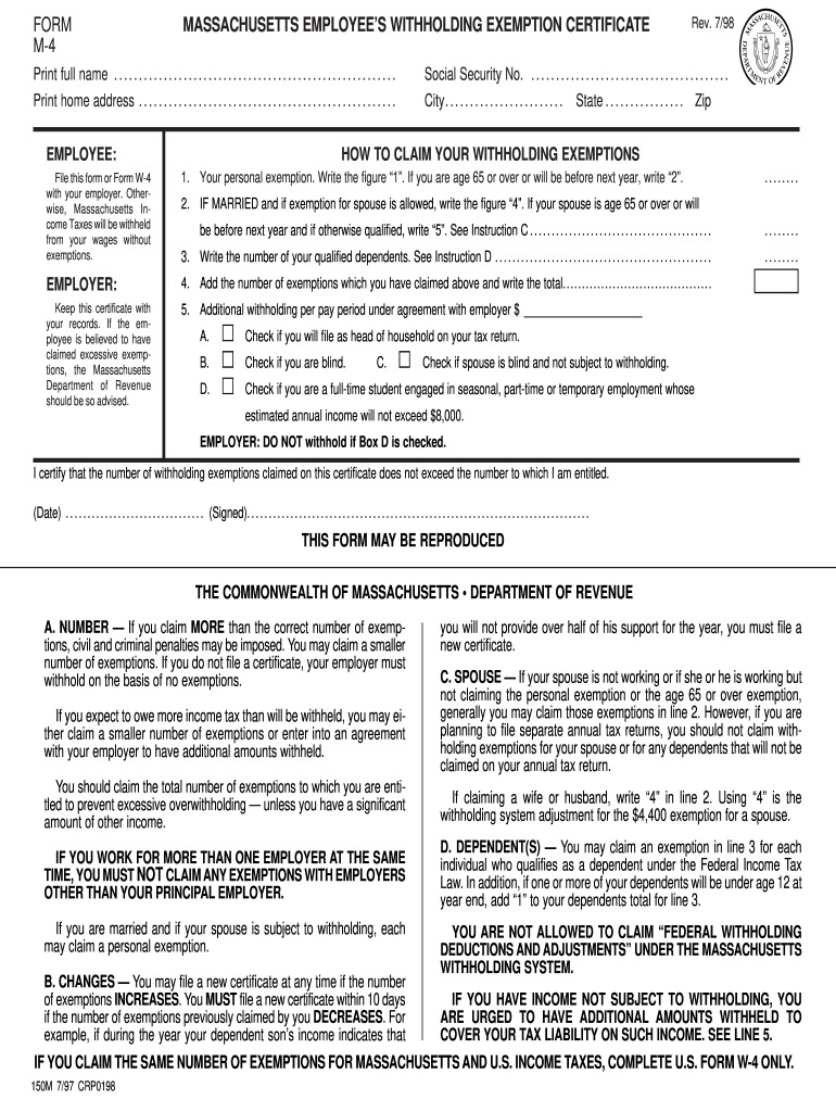 M 4 20192024 Form Fill Out and Sign Printable PDF Template