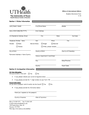 Boi Data  Form