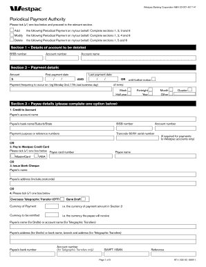 Westpac Discharge Authority Form