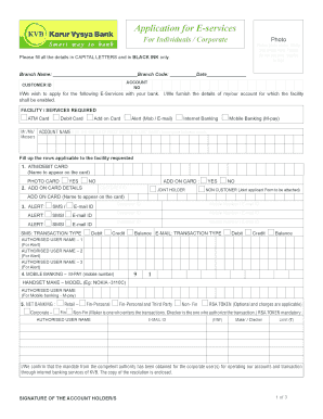 Kvb Customer Service Order Form