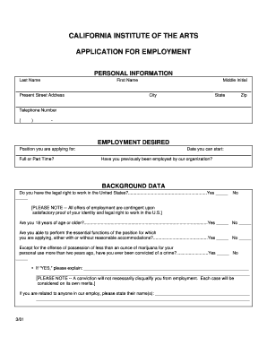 Calarts Application Login  Form