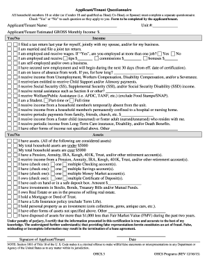 Tenant Screening Questions PDF  Form
