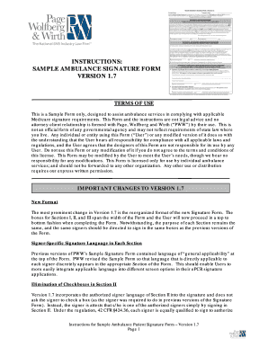 17 Medicare Signature Form