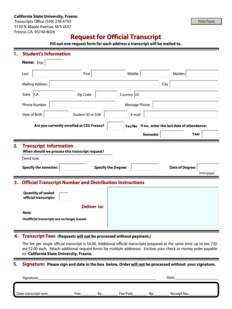  Fresno State Transcripts 2009-2024