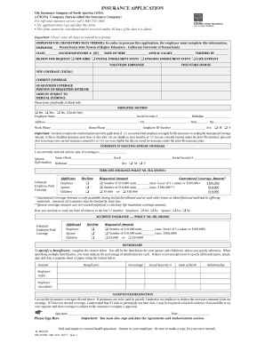 Insurance Application Cigna Form