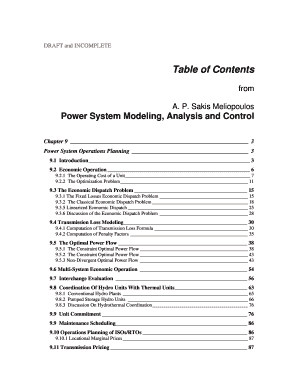 Power System Modeling Analysis and Control by Ap Sakis Meliopoulos  Form