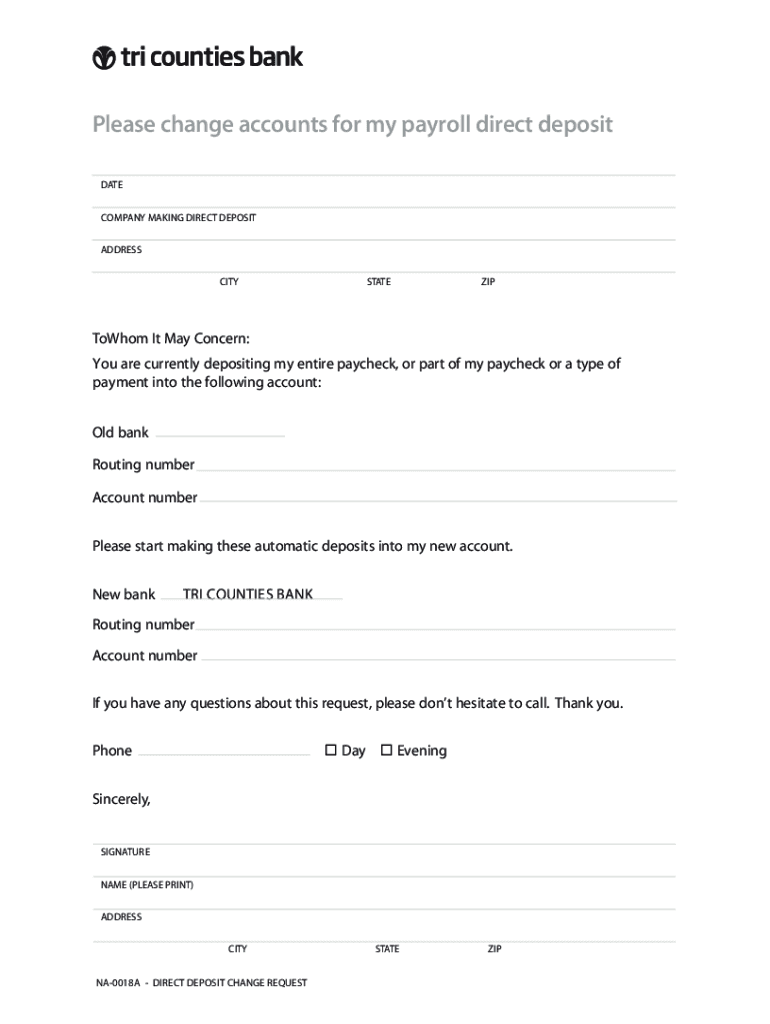 Get and Sign Tri Counties Bank Checking 2010-2022 Form