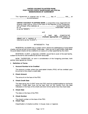 Memorandum of Agreement Sample  Form