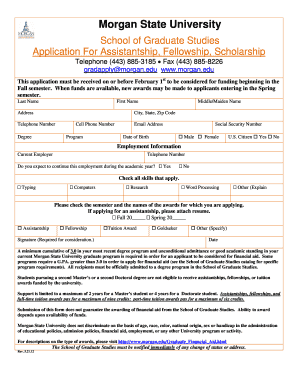  Morgan State Application 2012-2024