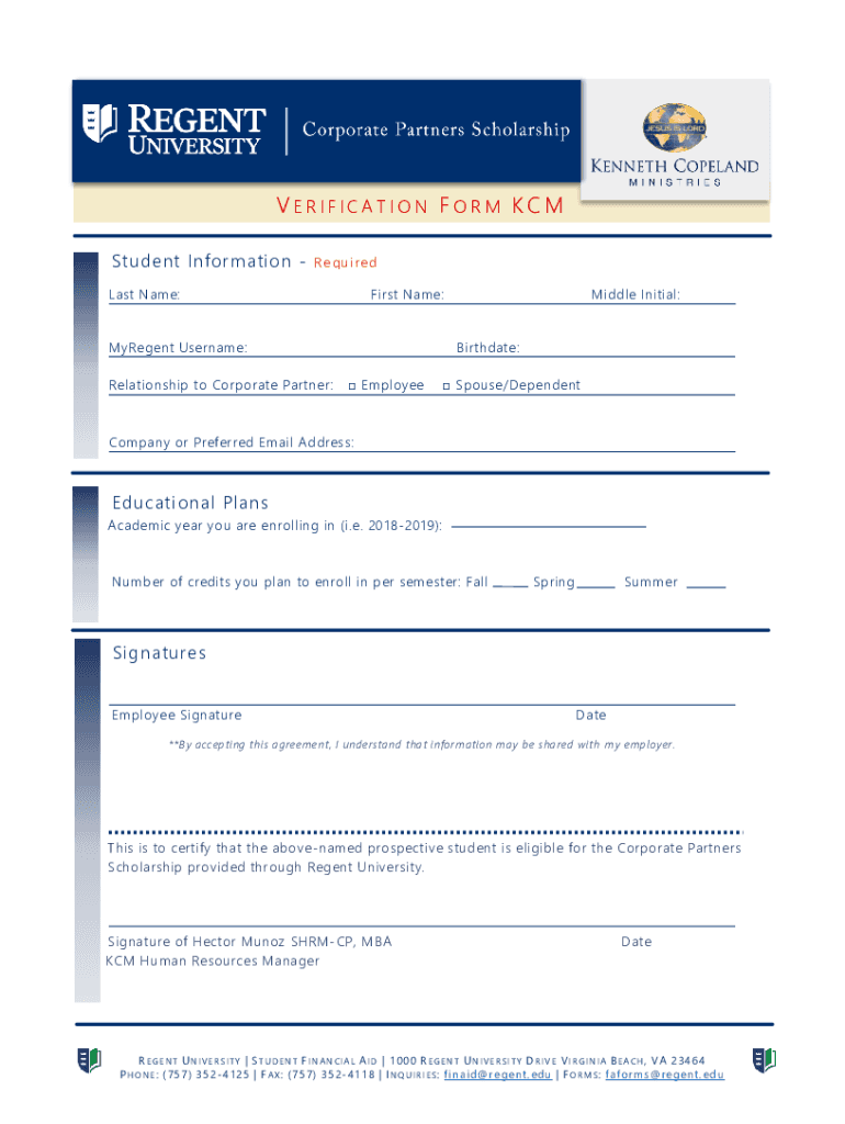 Kcm Bible College  Form