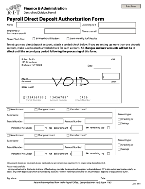 Voided check template - Fill Out and Sign Printable PDF ...