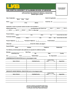 College Application  Form