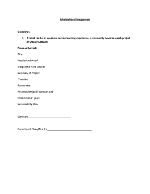 Download Community Engagement Proposal Form Udel