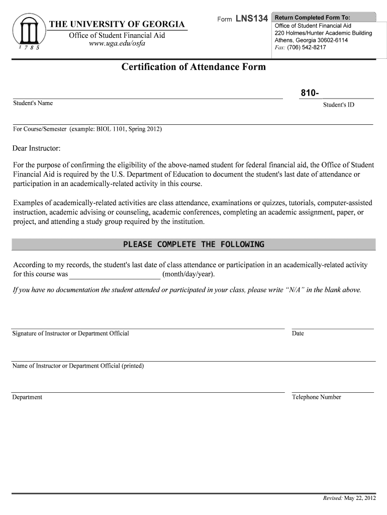 Department Federal Education  Form