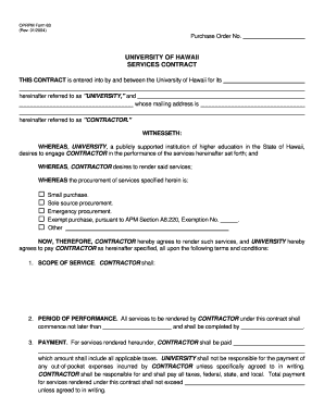 OPRPM Form 63 Hawaii