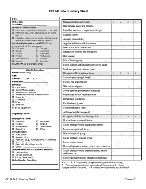 Ophi Ii Assessment PDF  Form
