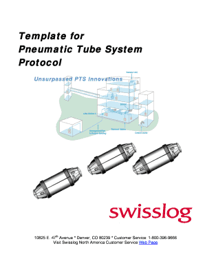 Swisslog Tube System Troubleshooting  Form